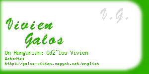 vivien galos business card